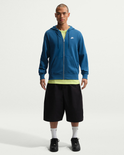 Толстовка мужская NIKE M NK CLUB FT FZ HOODIE
