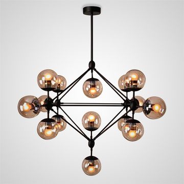 Люстра с молекулярным каркасом MODYY