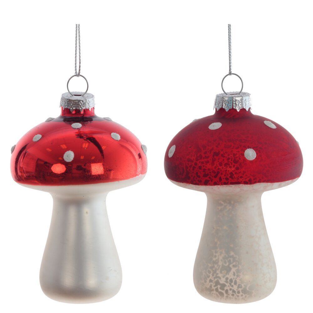 GAEM Украшение новогоднее "Гриб", L6 W6 H10,5 см, 2в.