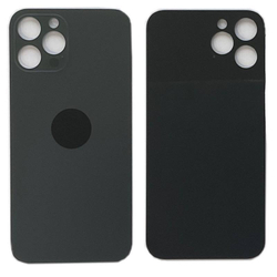 Задняя крышка для Apple iPhone 12 Pro Max Серый (стекло, широкий вырез под камеру)