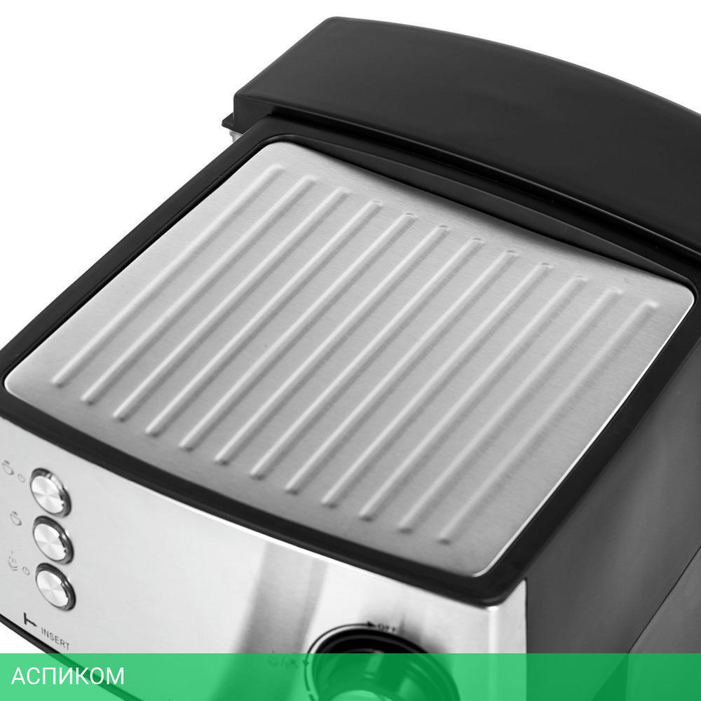 Кофеварка Polaris PCM 1537AE Adore Crema нержавеющая сталь/черный