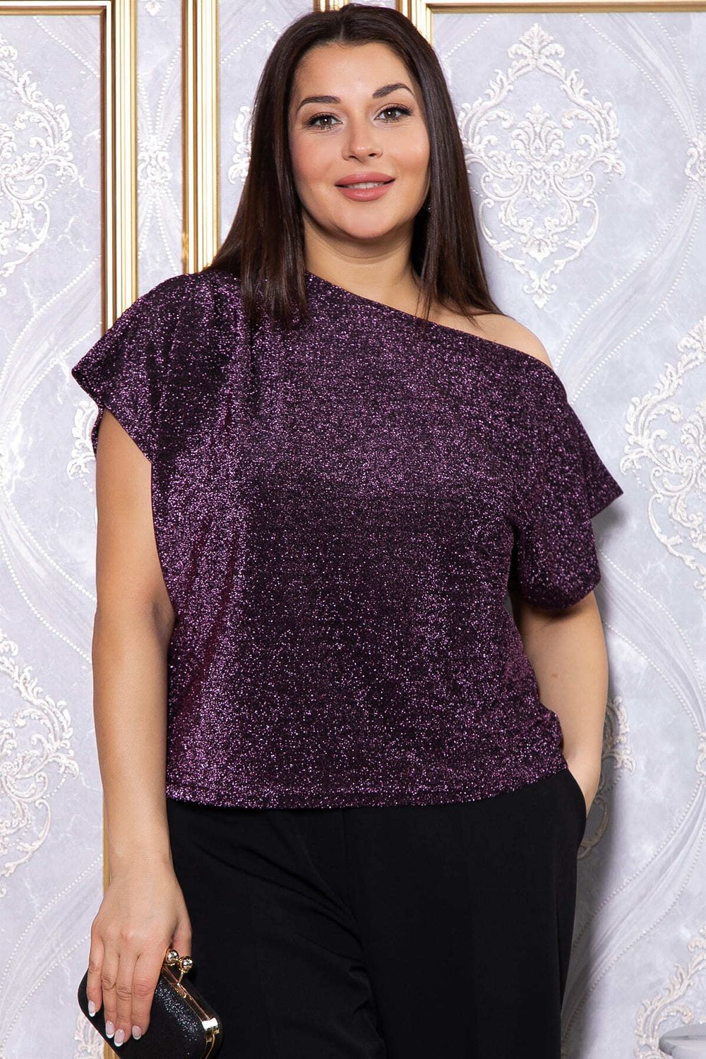 Блуза Бри (пурпурная) Б14730-35М LT Collection