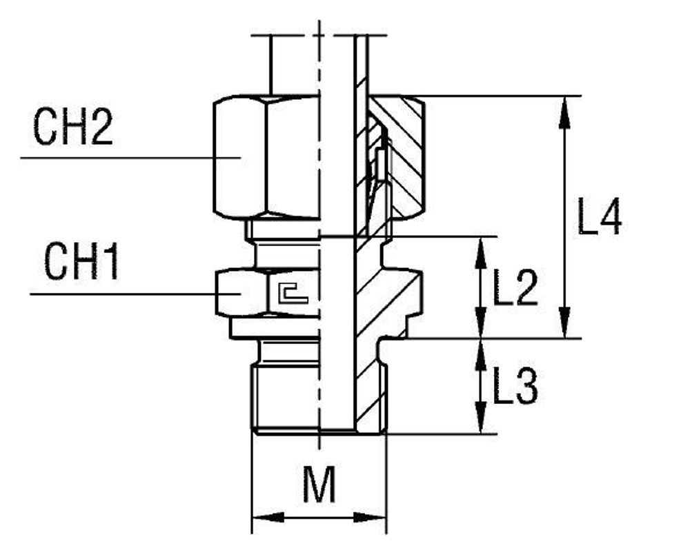 Штуцер FB DL10 M14x1.5 (в сборе)