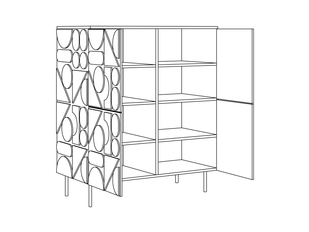 Сервант Milton