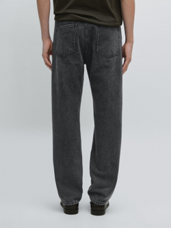 Massimo Dutti Джинсы прямого кроя, серый