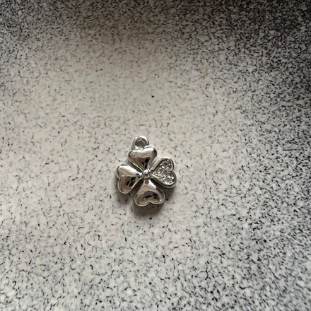 Подвеска четырёхлистный клевер. Фурнитура для изготовления украшений и аксессуаров.