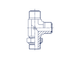 Штуцер FMLA D06 ORFS 9/16 - UNF 7/16