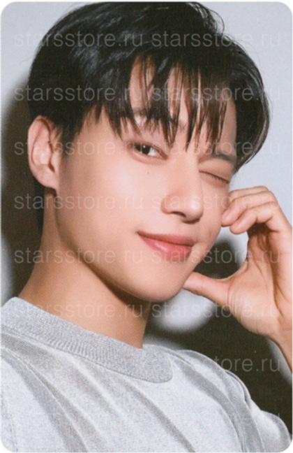 Фотокарта Wooyoung ATEEZ GOLDEN HOUR : Part.1 (YES24)