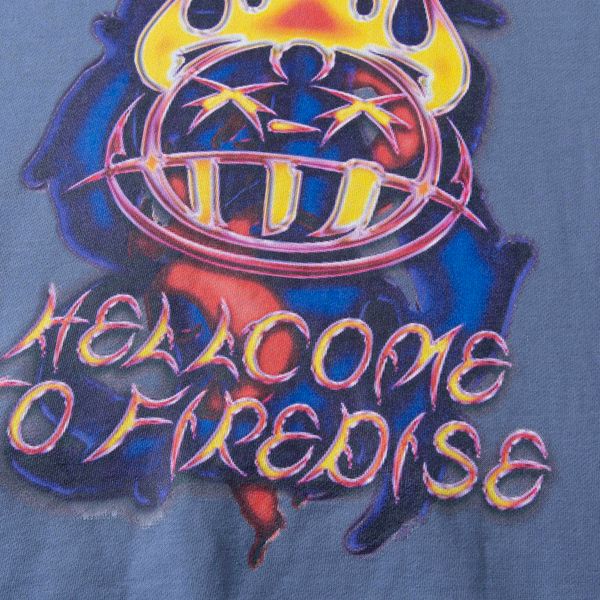 Худи Hellcome Firedise Серо-Синий - фото 10