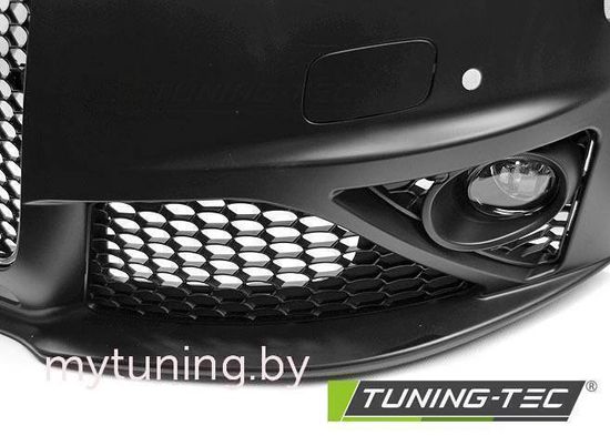 Бампер передний RS STYLE CHROME BLACK для Audi A4 B8