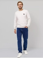 Лонгслив мужской из бархатного хлопка