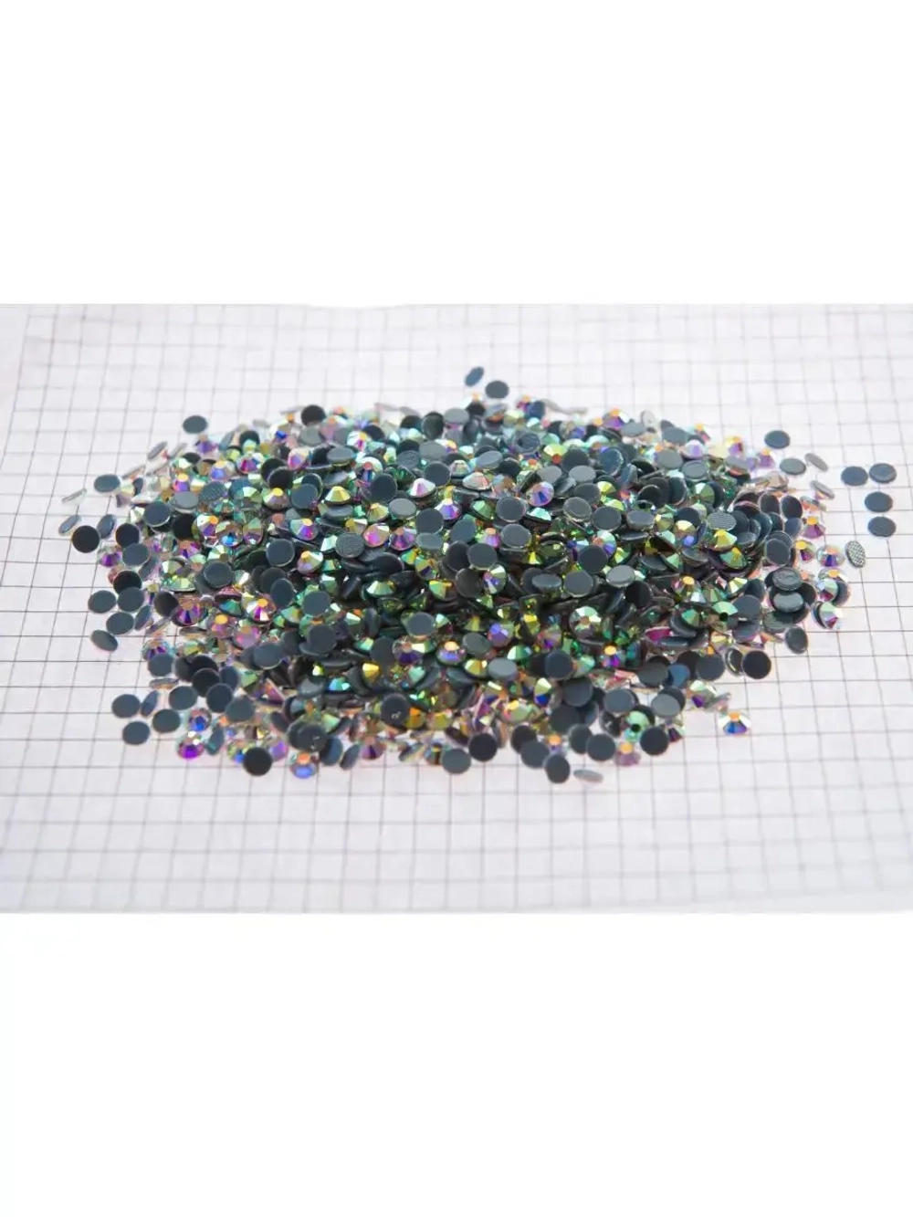 Стразы термоклеевые стекло Crystal AB ss20