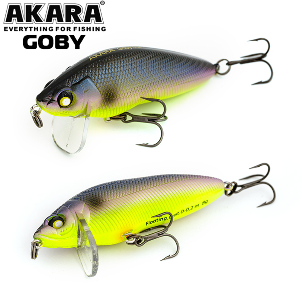 Воблер Akara Goby 65F 8 гр. (2/7 oz 2,6 in) A79