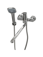 Смеситель ванна MELODIA Waltz картридж 35мм длинный излив 350мм поворотн.аэратор, хром MDV30141