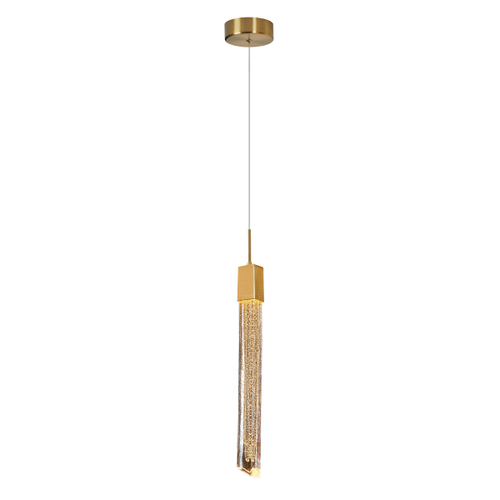 Подвесной светильник OD2510-1 gold/clear