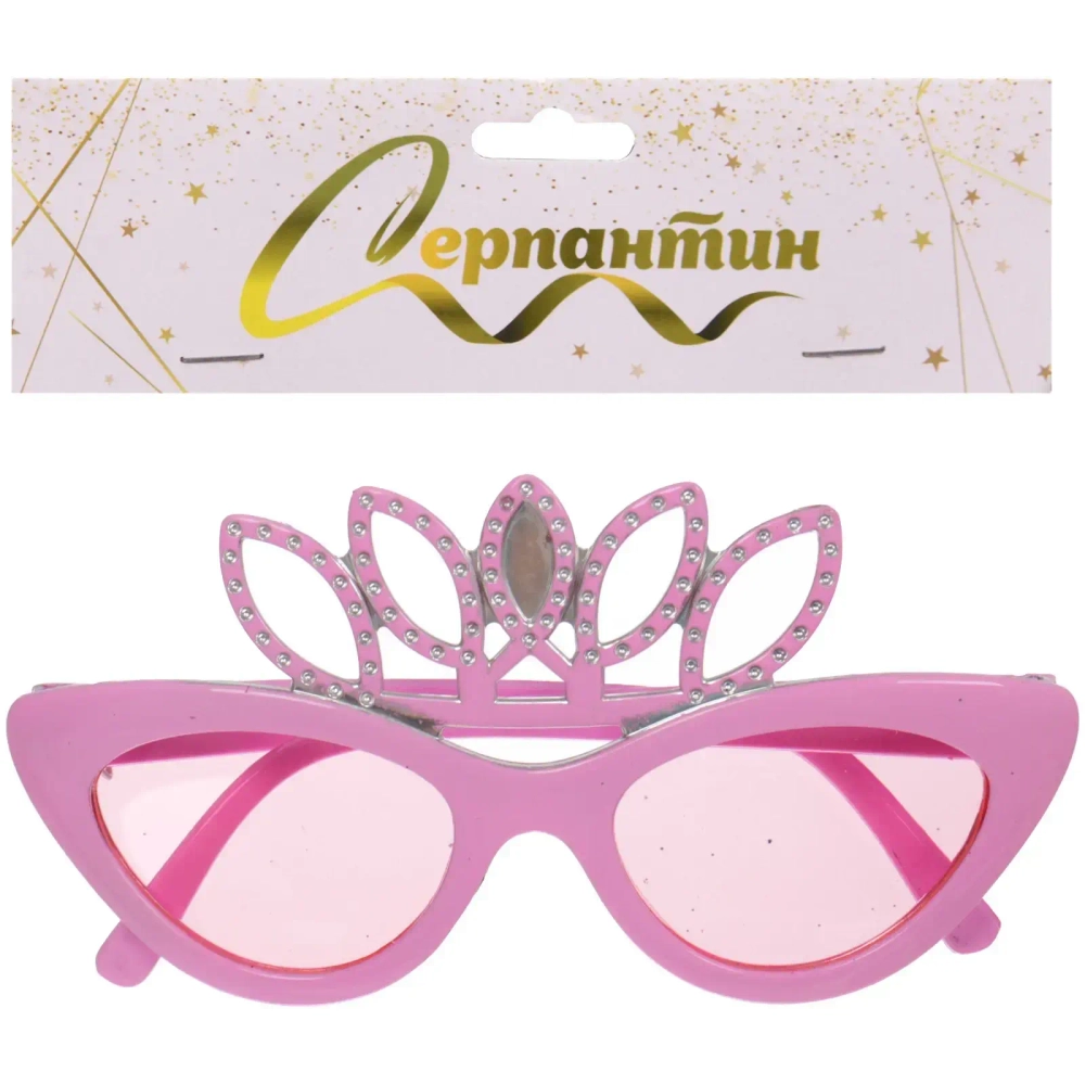 Очки карнавальные «Принцесса» 14*7,5 см