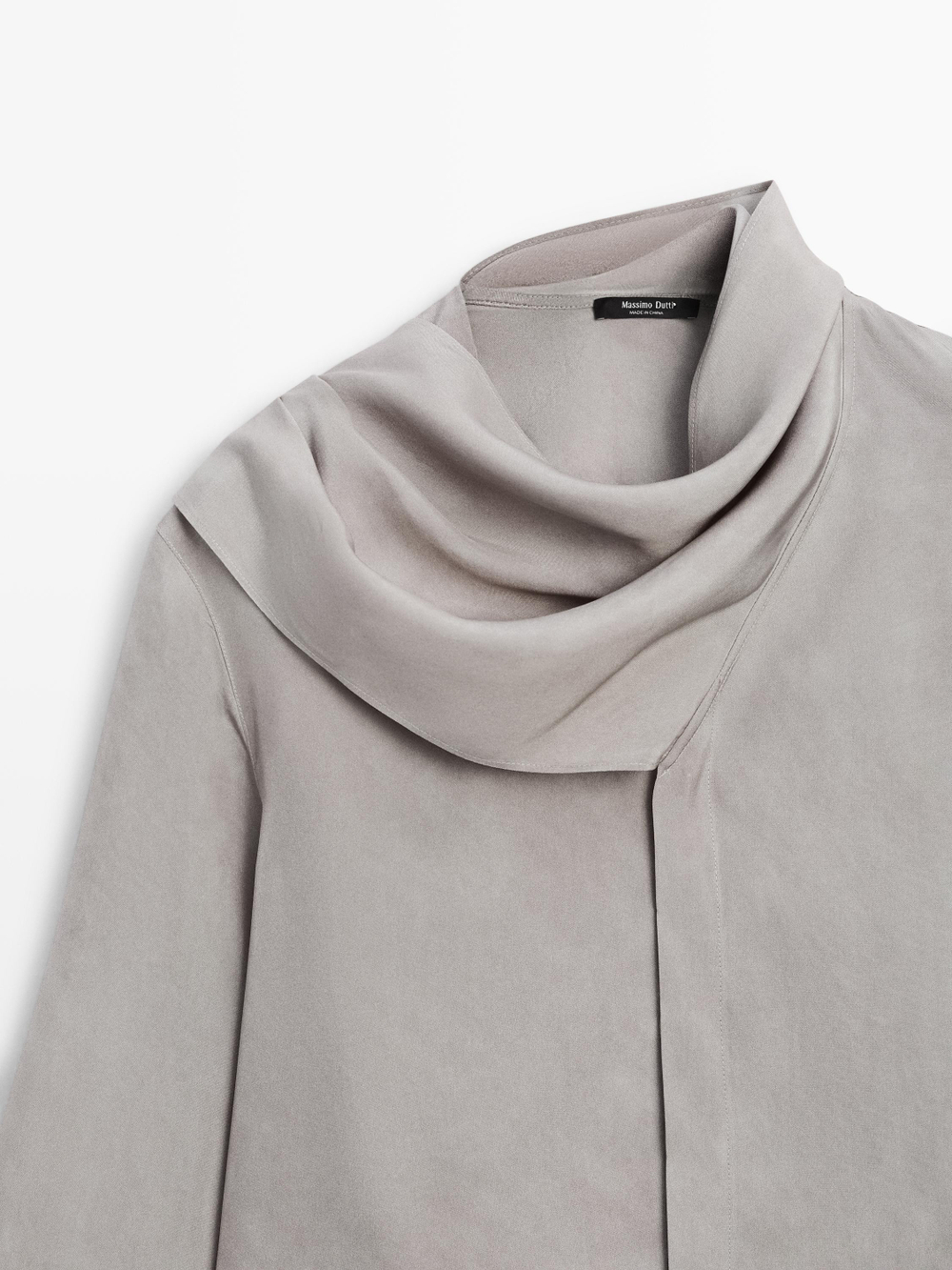 Massimo Dutti Рубашка из 100% хлопка, серый