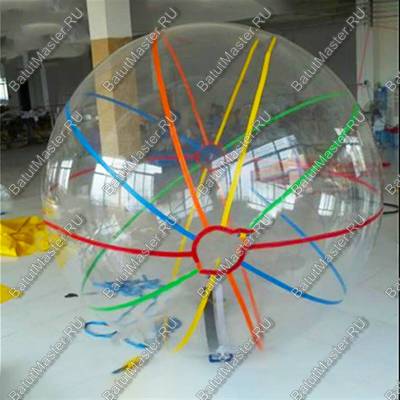 Аттракцион Водный шар ПВХ «Полосатик» 1,8*1,8*1,8 м