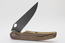 Нож Чебуркова Ворон Дамаск Карбонфотография - 14