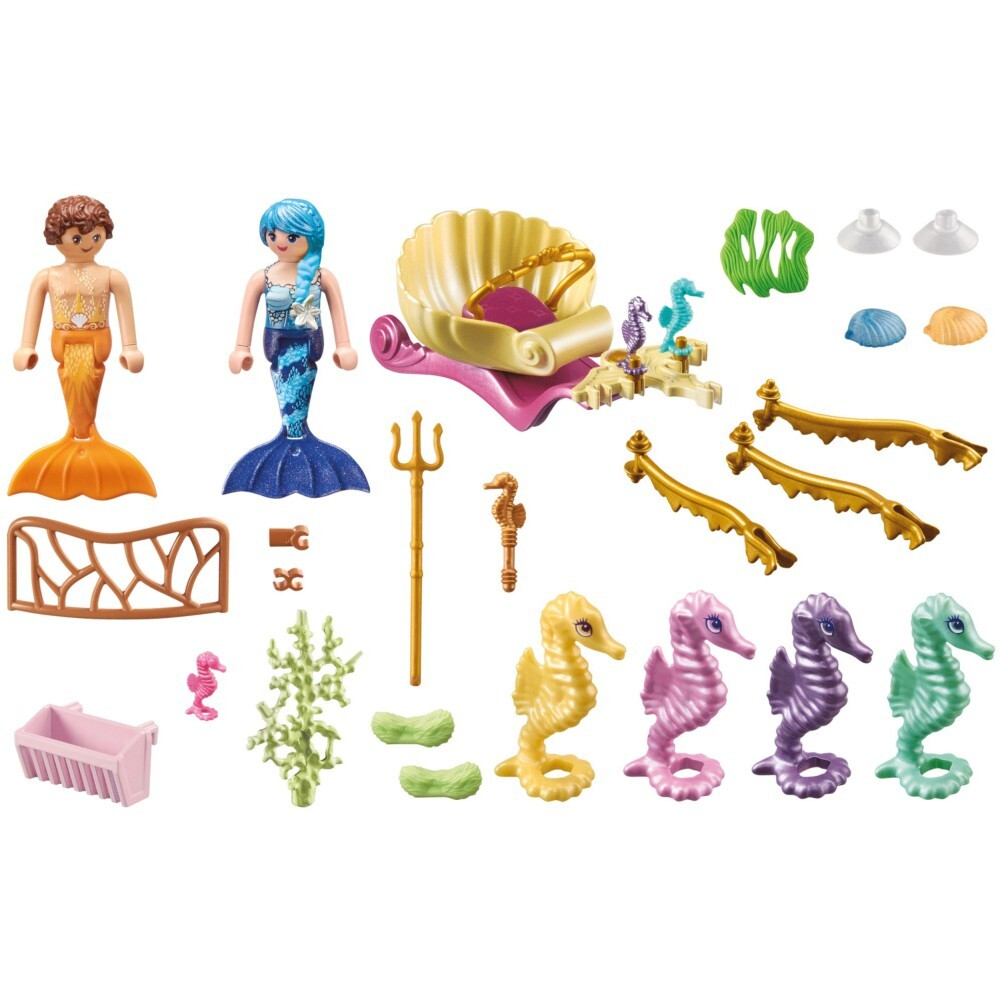 Playmobil - Принцесса Магия Подводные жители с каретой морского конька 71500 / артикул   71500  / GTIN 4008789715005