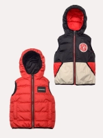 Жилет двусторонний красный