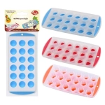 Форма для льда силикон 18шт. 3цв.