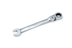 Ключ рожковый шарнирный с трещоткой 17 мм, HANS, 1165FM17