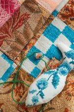 Сумка Soeurs Basket Bag 7 сине-коричневая