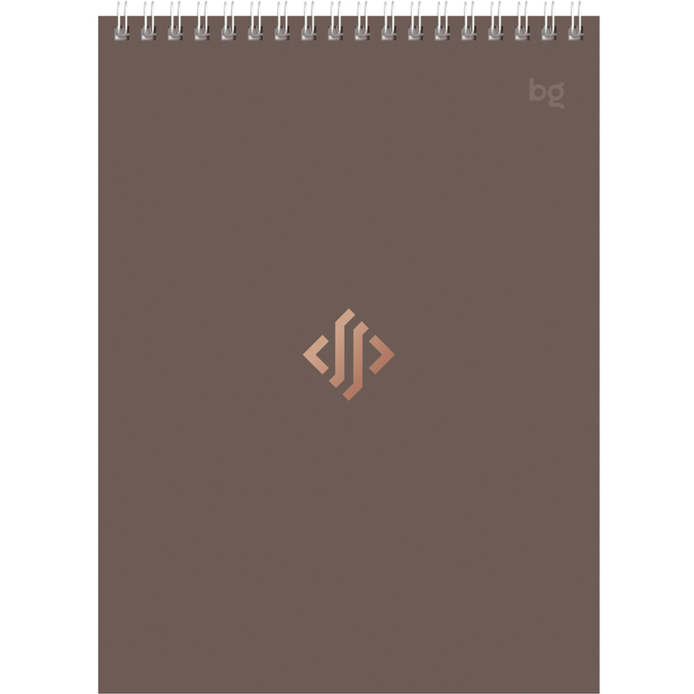 Блокнот  BG "Моноколор. Классика" на спирали, А5, 40 листов в клетку