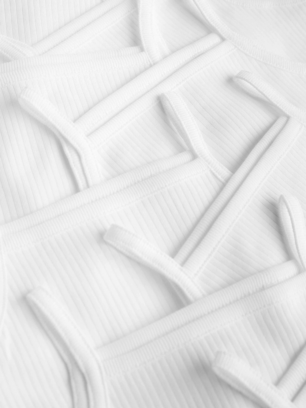 Боди без рукавов для малышей Next N33-587, 10 шт., Белый