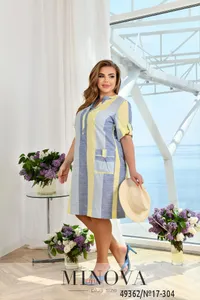 Платье 17-304-желтый Minova