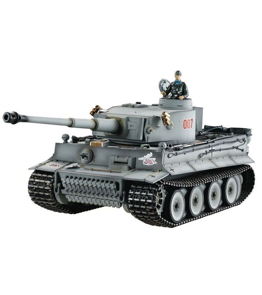 P/У танк Taigen 1/16 Tiger 1 (ранняя версия) HC, башня на 360, подшипники в ред., откат ствола