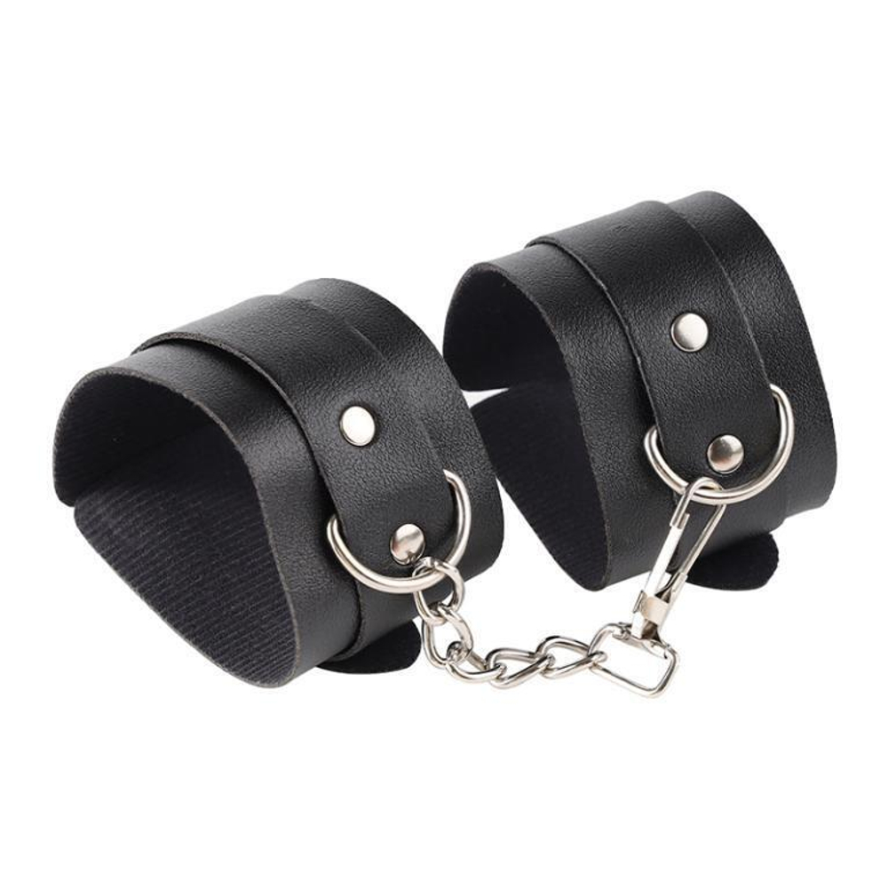 Черные наножники с металлическим креплением (Цвет: черный)