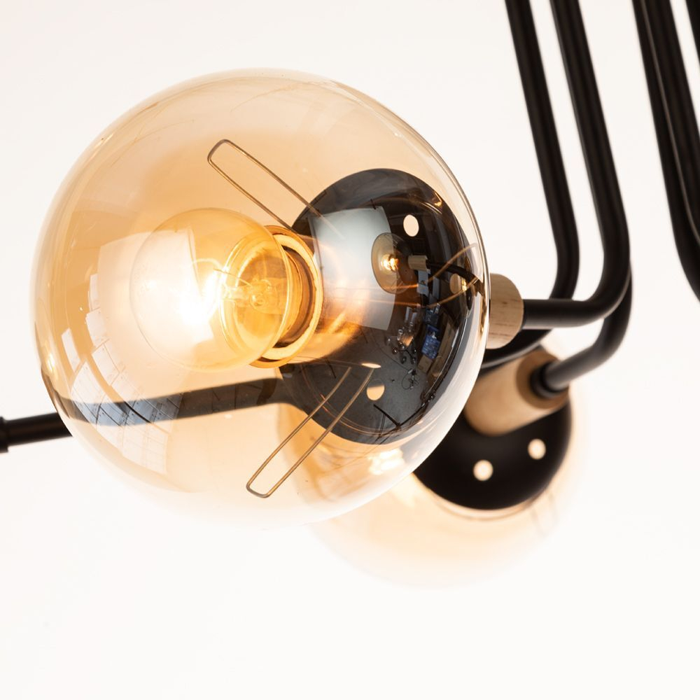 Накладная люстра Arte Lamp A2716PL-6BK