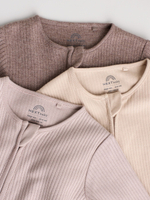 Комбинезон / Cлип для малышей Next AW2-280, 3 шт., Коричневый, Бежевый