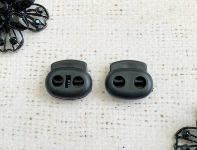 Фиксатор, d 0,5, р. 2.3х2 см, чёрный