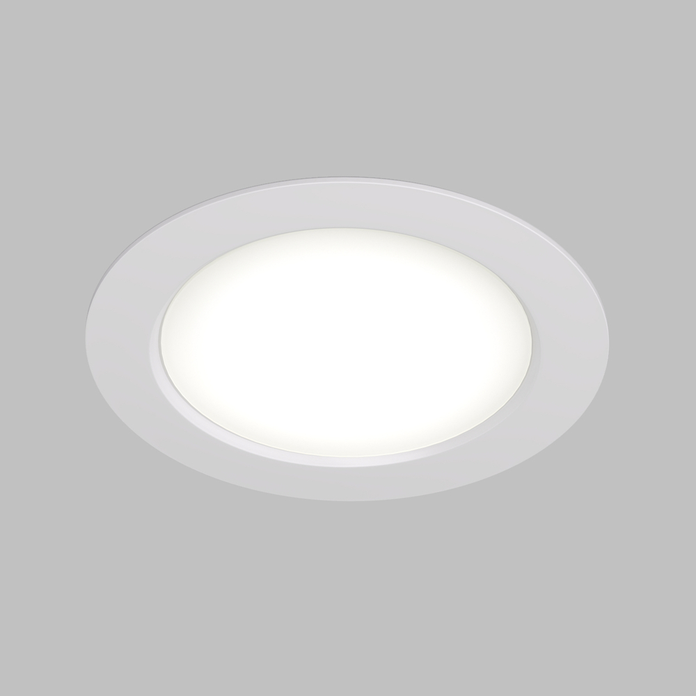 DK3049-WH Встраиваемый светильник, IP 20, 7Вт, LED, белый, пластик