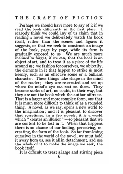 The Craft of Fiction | Percy Lubbock