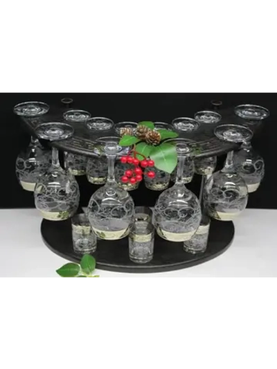 Барный набор 18 предметный с фужером