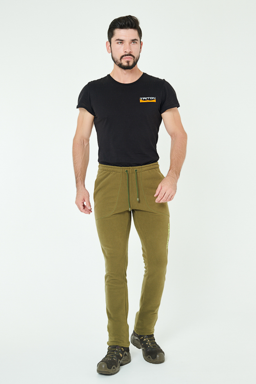 Демисезонный мужской костюм Triton Gear Rich Рич (Флис) Хаки