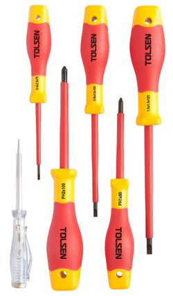 TOLSEN (TTV33506) Набор отверток диэлектрических, 6 предметов