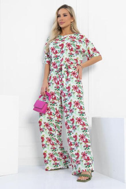 Костюм Летняя прогулка (белый) К12968-8М LT Collection