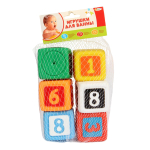 Игрушки для купания Кубики с цифрами (6шт) в сет. LXN-4-6 (ИГРАЕМ ВМЕСТЕ)