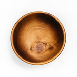 Деревянная тарелка Art of Siberia из цельного куска древесины кедра, глубокая, 18 см. T96