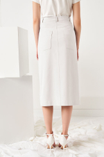 4808 Юбка женская (молочный)