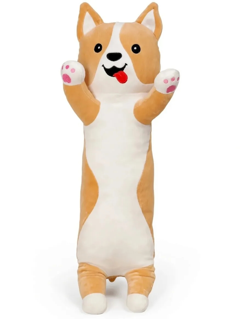 Мягкая игрушка-батон Собака Корги, 90 см
