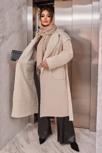 Дубленка двусторонняя УК-5862-2 Фабрика Моды