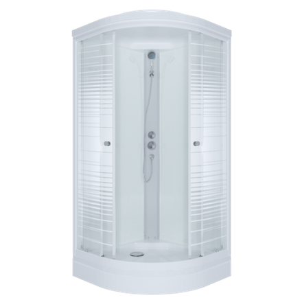 Душевая кабина Полосы 100*100 А (ДН4)