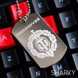 Армейский жетон WoT с гравировкой на заказ