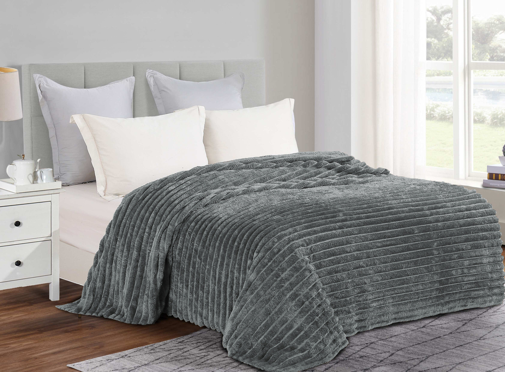 Плед велсофт 240х200 "ПВ6" (300гр/м2)